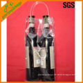 PEVA fabric 2 wine bottle holder bags